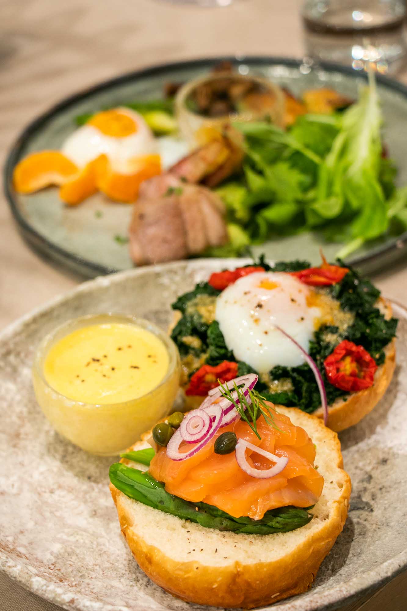 高雄早午餐 LAB AMPM 昉 美術館附近悠閒美景 還有義大利麵