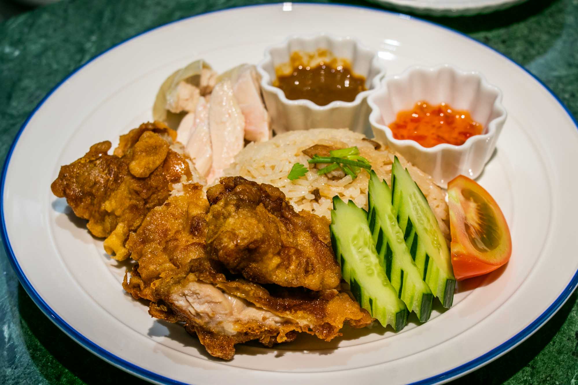 台南 沙卡里巴市場 煮合 Thai Inspired 海南雞飯和泰奶超讚