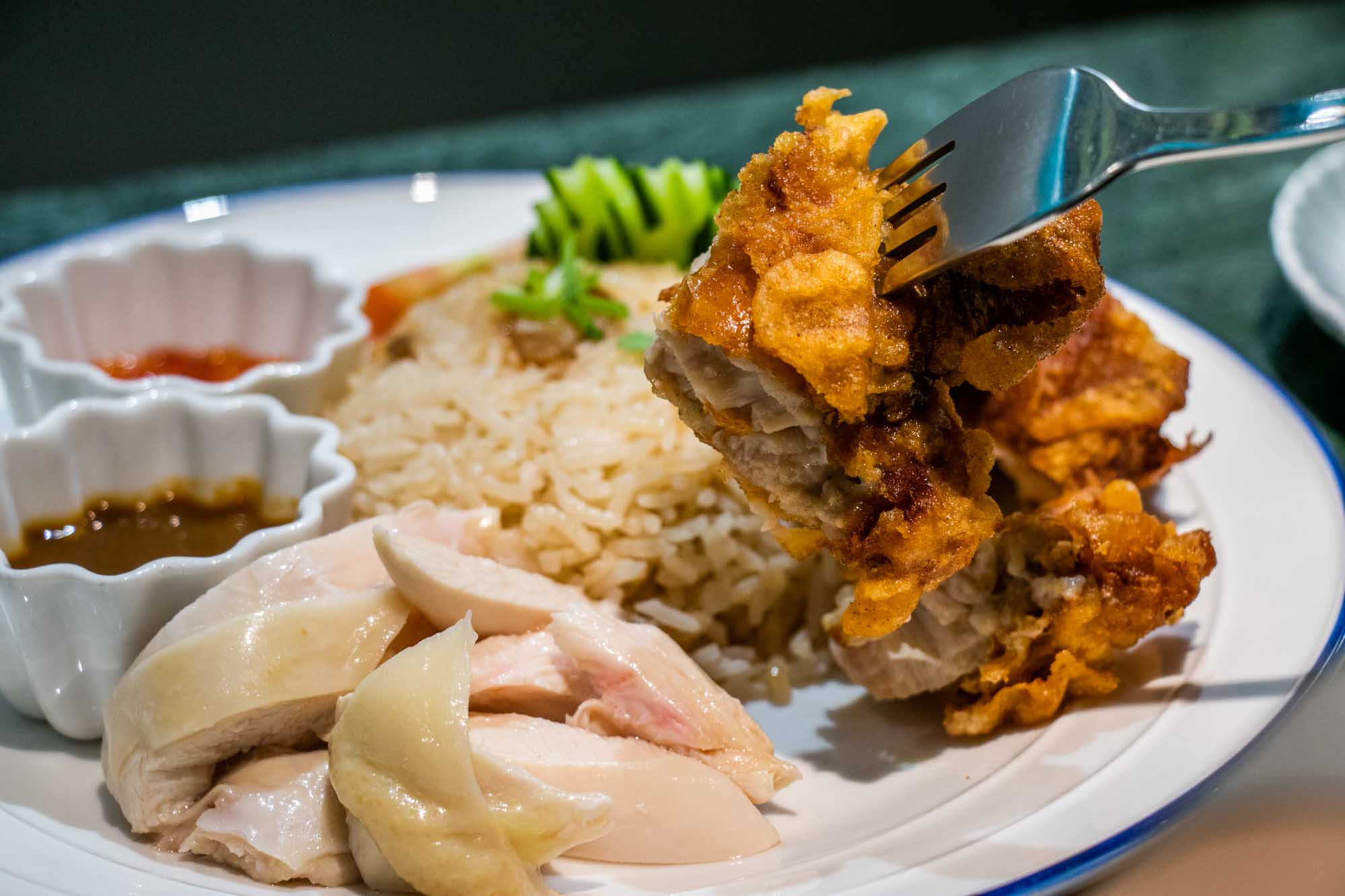 台南 沙卡里巴市場 煮合 Thai Inspired 海南雞飯和泰奶超讚