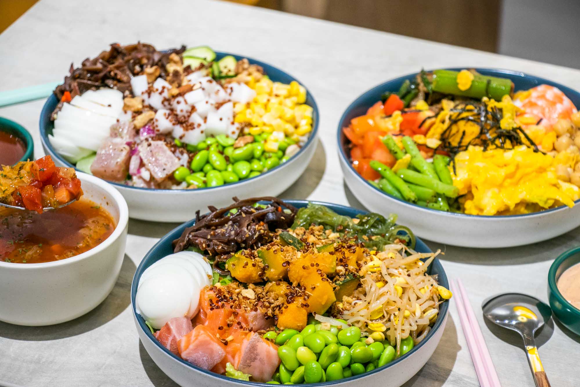 高雄夏威夷拌飯推薦 彩碗 colorbowlpoke 高雄三多店新開幕