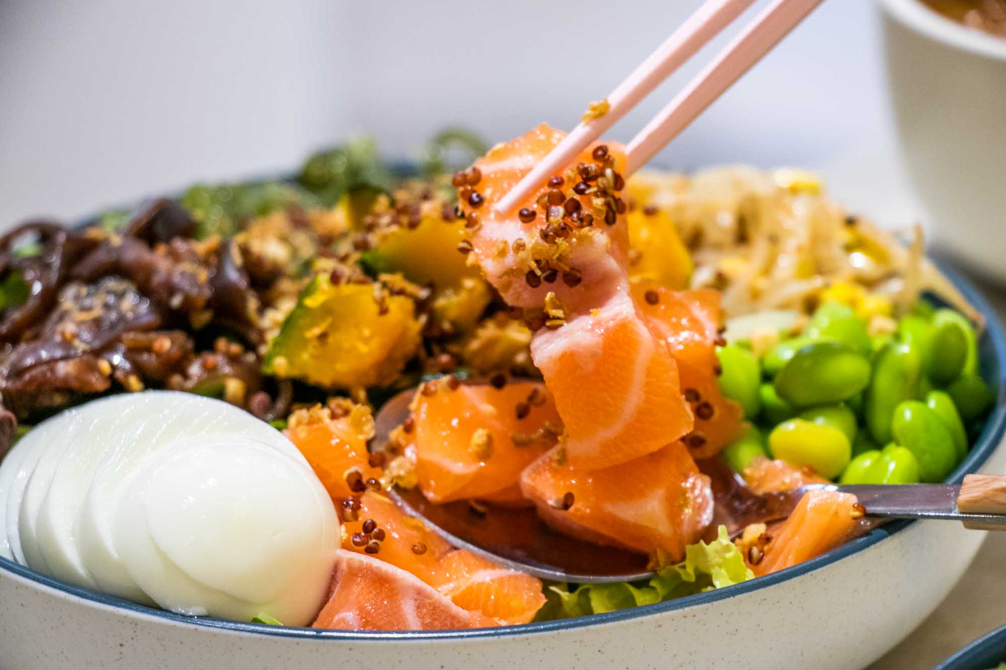 高雄夏威夷拌飯推薦 彩碗 colorbowlpoke 高雄三多店新開幕