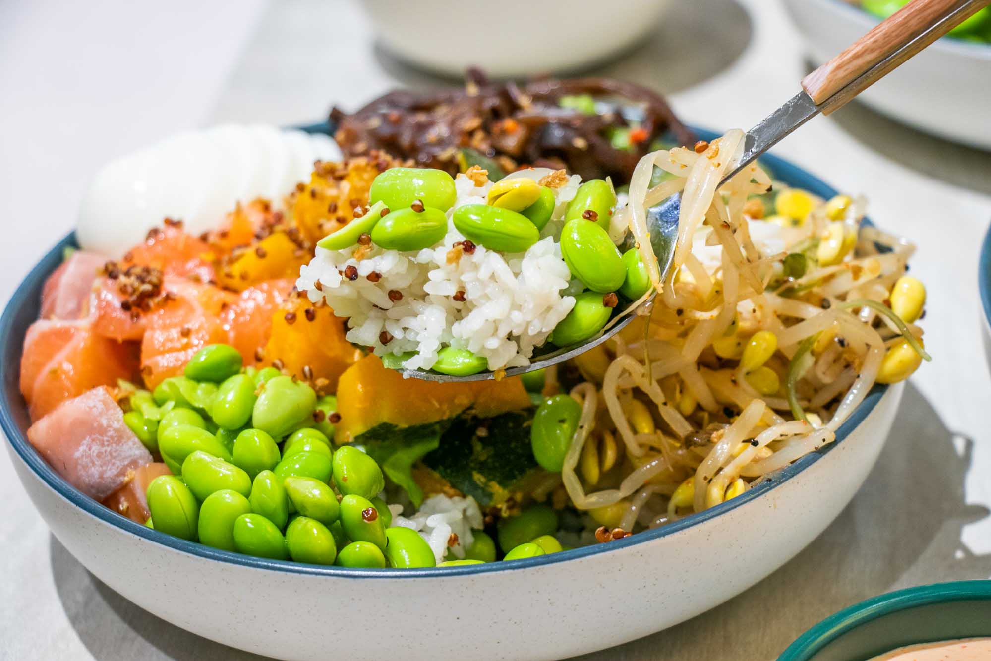 高雄夏威夷拌飯推薦 彩碗 colorbowlpoke 高雄三多店新開幕